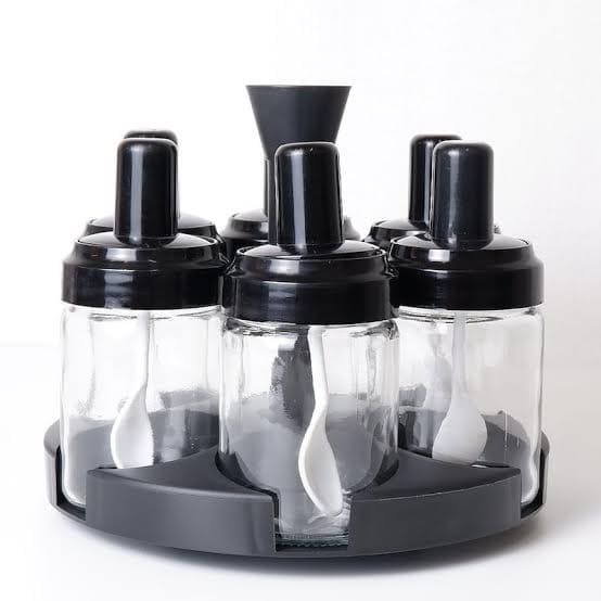 Set Of 6 Rotating Spice Rack,360 Spice Rotating Bottles, Multipurpose Revolving Spice Rack Condiment Set Set Of 6 Rotating Spice Rack,360 Spice Rotating Bottles, Multipurpose Revolving Spice Rack Condiment Set